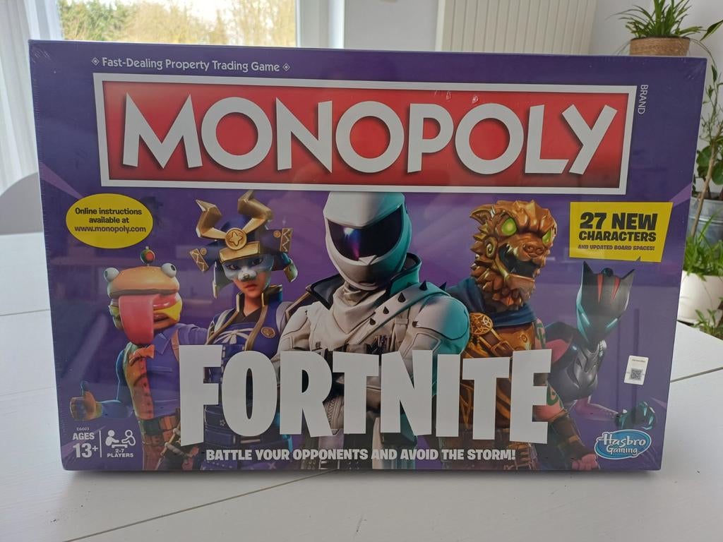 Splinternieuw monopoly Fortnite, Ophalen of Verzenden