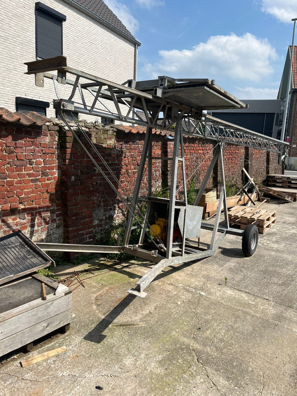 Bouwlift 7m, Doe-het-zelf en Bouw, Steigers, Ophalen, Gebruikt