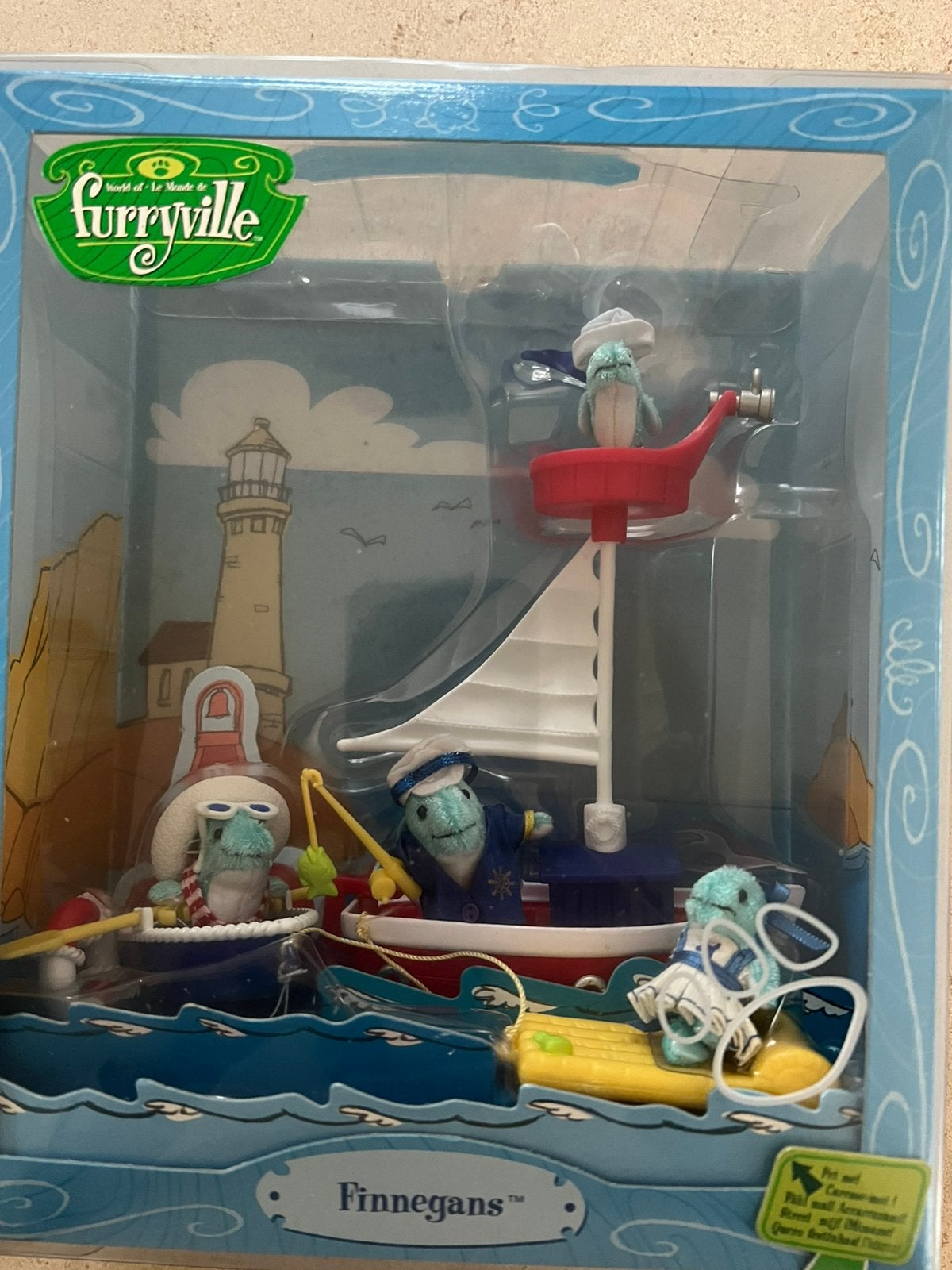 Nieuwe boot met figuren Furryville, Ophalen, Nieuw