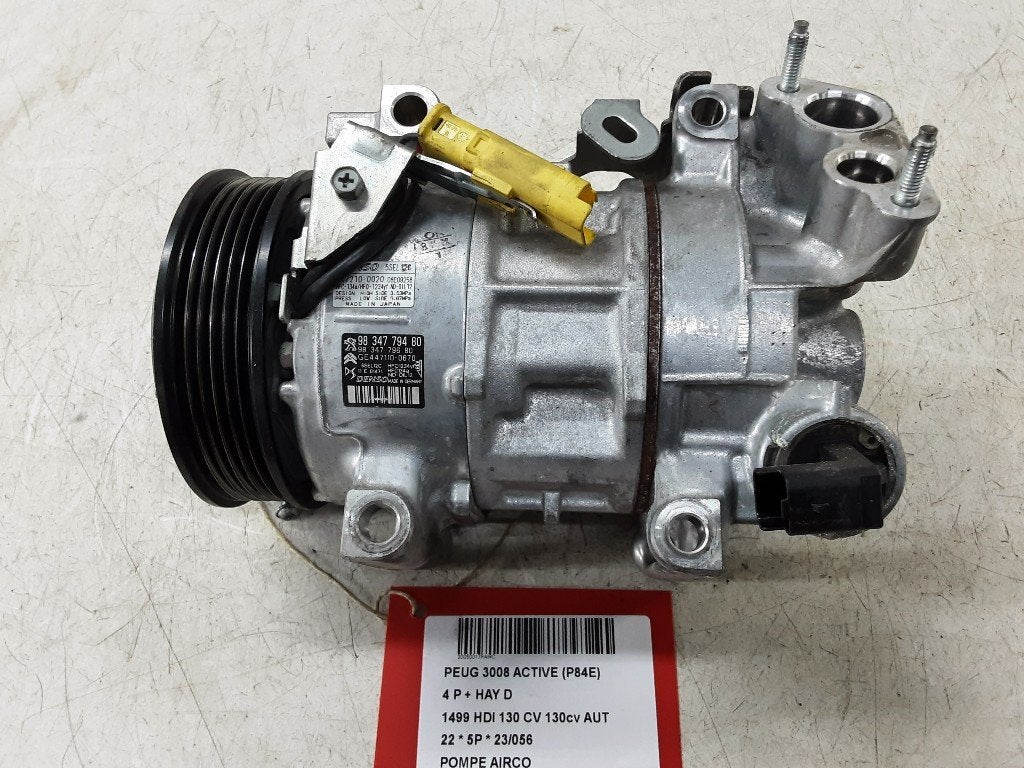 COMPRESSEUR CLIMATISATION 3008 II (M4 / MC / MJ / MR), Kontakt-peugeot@peugeot.com, Utilisé, Peugeot Deutschland GmbH, Bahnhofsplatz
65423  Rüsselsheim, DE