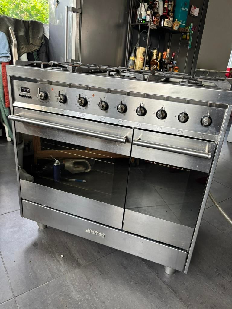 Gasfornuis smeg met 2 oven elektrisch, Enlèvement, Comme neuf, Électrique
