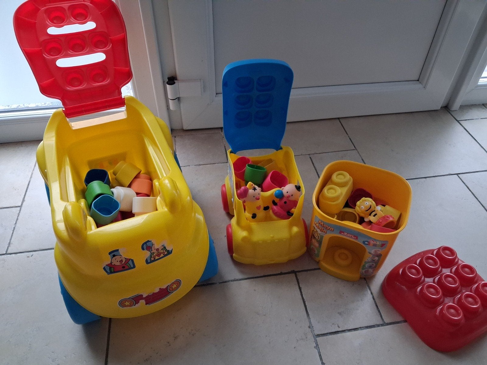 Clemmy / clementoni blokken kar groot&klein bumba & maya, Kinderen en Baby's, Ophalen of Verzenden
