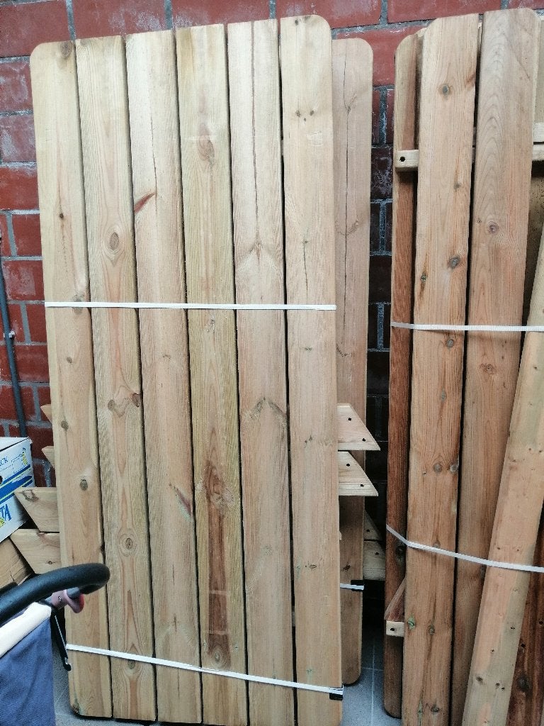 Tuin en Terras  Picknicktafels, Ophalen, Nieuw, Rechthoekig, Hout