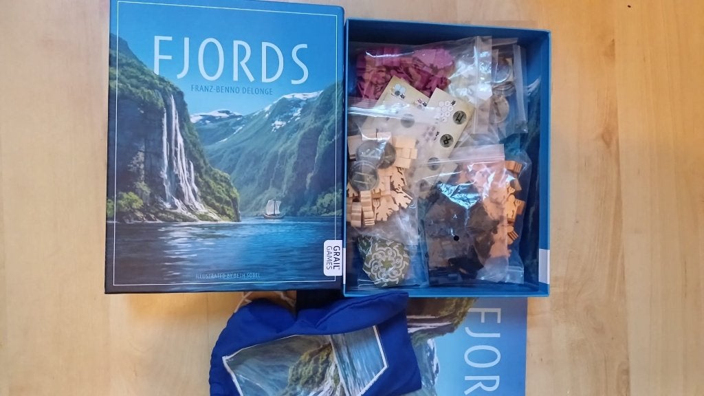 jeu de plateau, puzzle, jeu de stratégie, Fjords Grail Games, 1 ou 2 joueurs, Enlèvement ou Envoi, Neuf