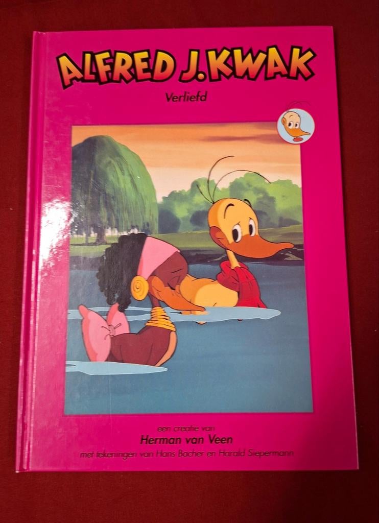Boek : Alfred J.Kwak : verliefd / Herman Van Veen, Boeken, Ophalen of Verzenden