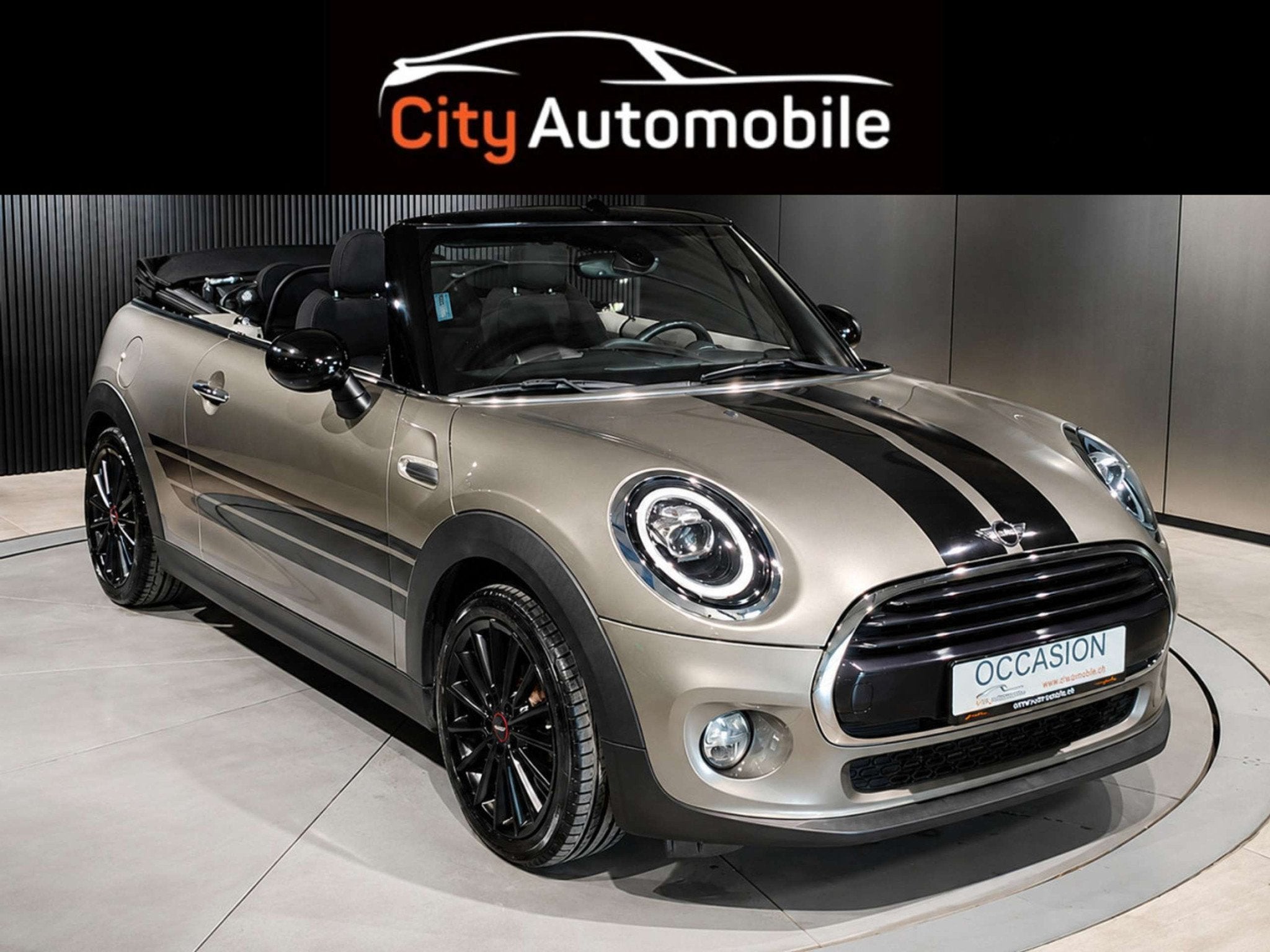 MINI Cooper Cabrio 1.5i BLUETOOTH GPS SIEGES CHAUFF RADAR AR, 100 kW, Argent ou Gris, Achat, Euro 6