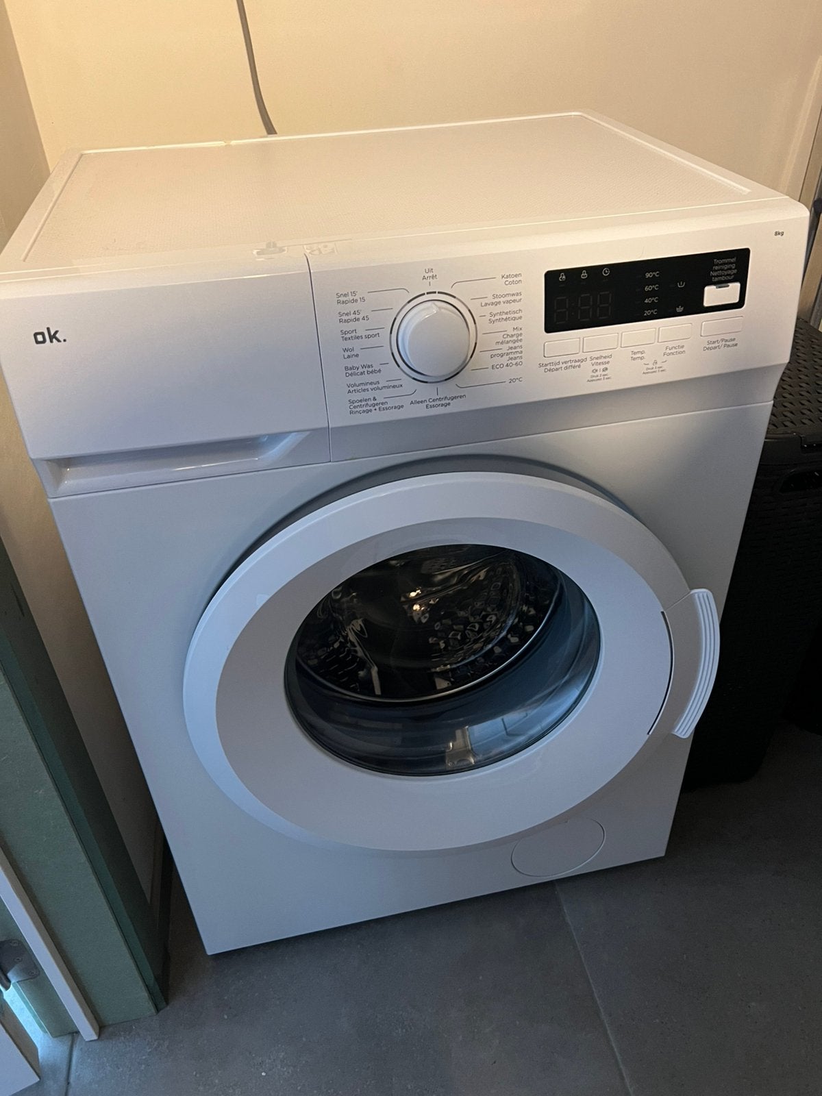 Uitverkoop (3dgn)  Wasmachine, Enlèvement, Comme neuf