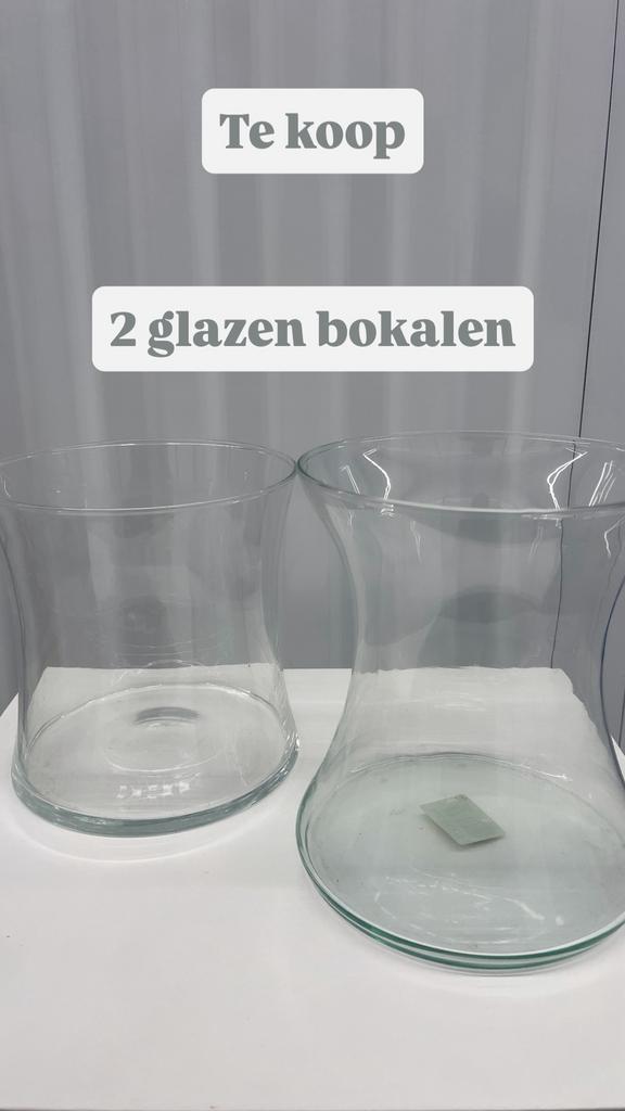 Verschillende glazen bokalen, Huis en Inrichting, Ophalen, Zo goed als nieuw