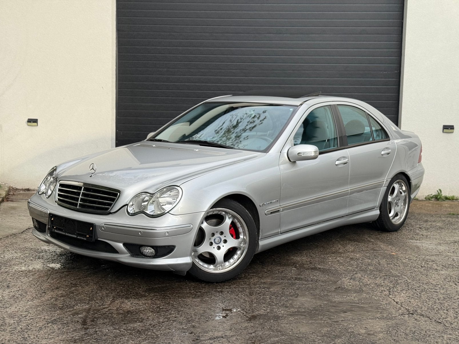 Mercedes C200 Compressor pack AMG, Autos, Cuir, Argent ou Gris, Achat, Entreprise