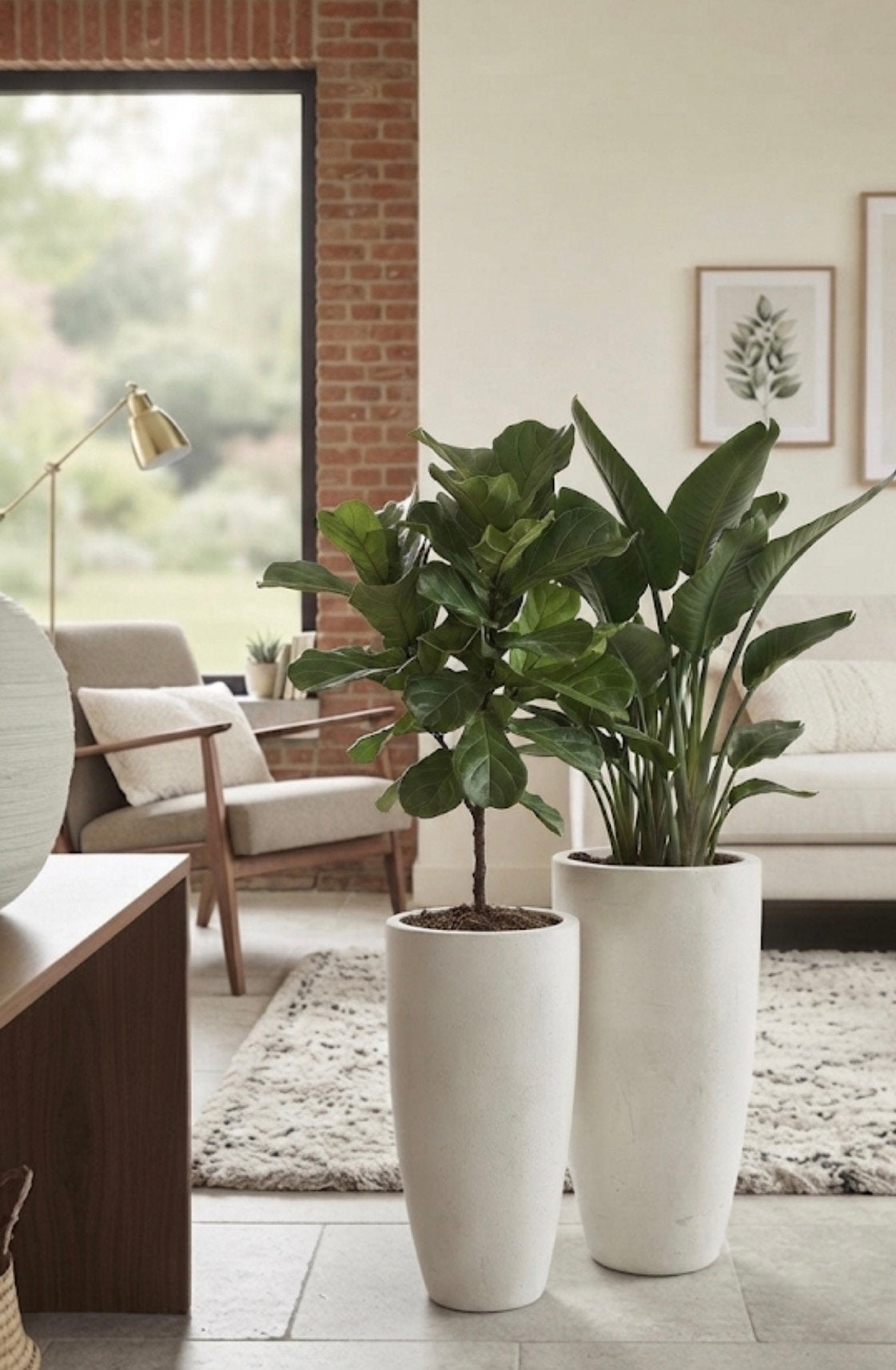 Pot de fleurs blanc, Jardin & Terrasse, Bacs à fleurs & Jardinières, Enlèvement ou Envoi, Utilisé, Synthétique, Intérieur
