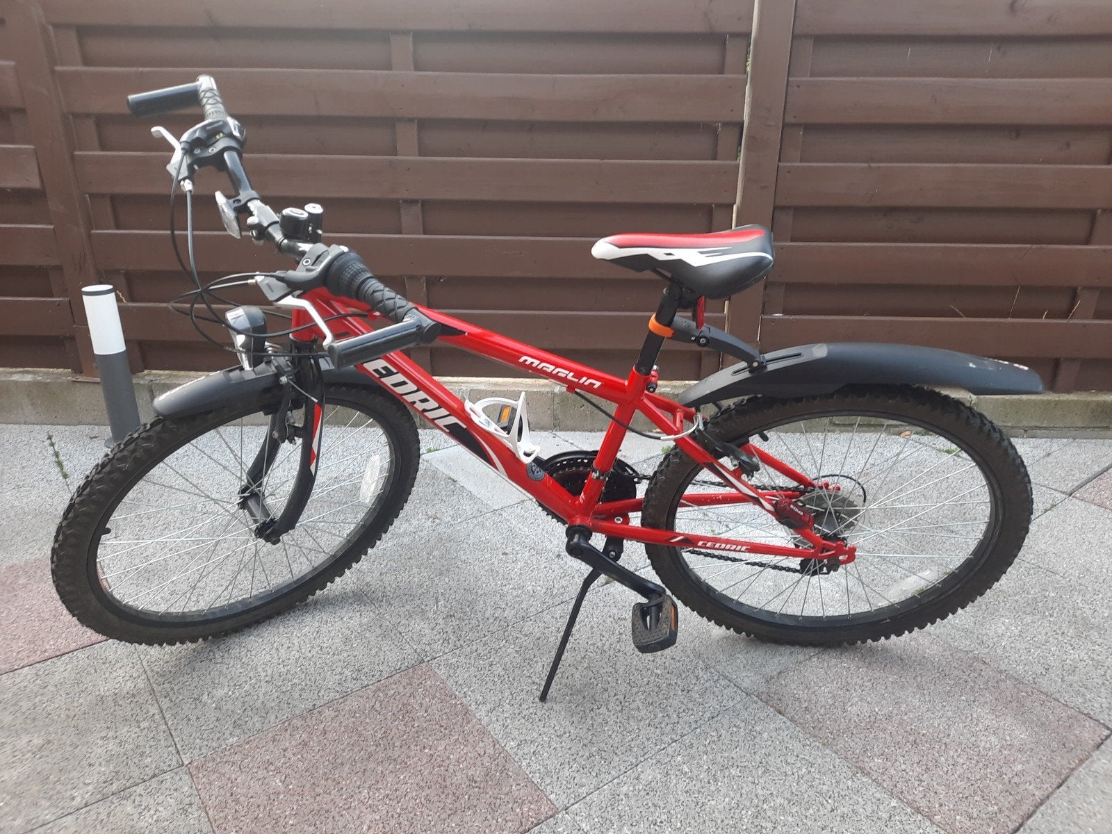 Kinderfiets MTB 24 Inch, frame 33,5 - Zo goed als nieuw, Fietsen en Brommers, Fietsen | Kinderfietsjes, 20 inch of meer, Velgrem