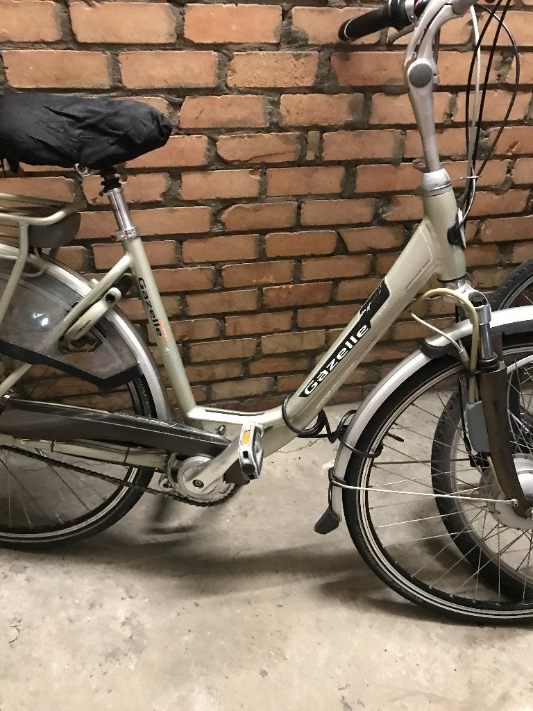 elektrische fiets van Gazelle, Ophalen, Minder dan 30 km per accu, Gebruikt, 55 tot 59 cm