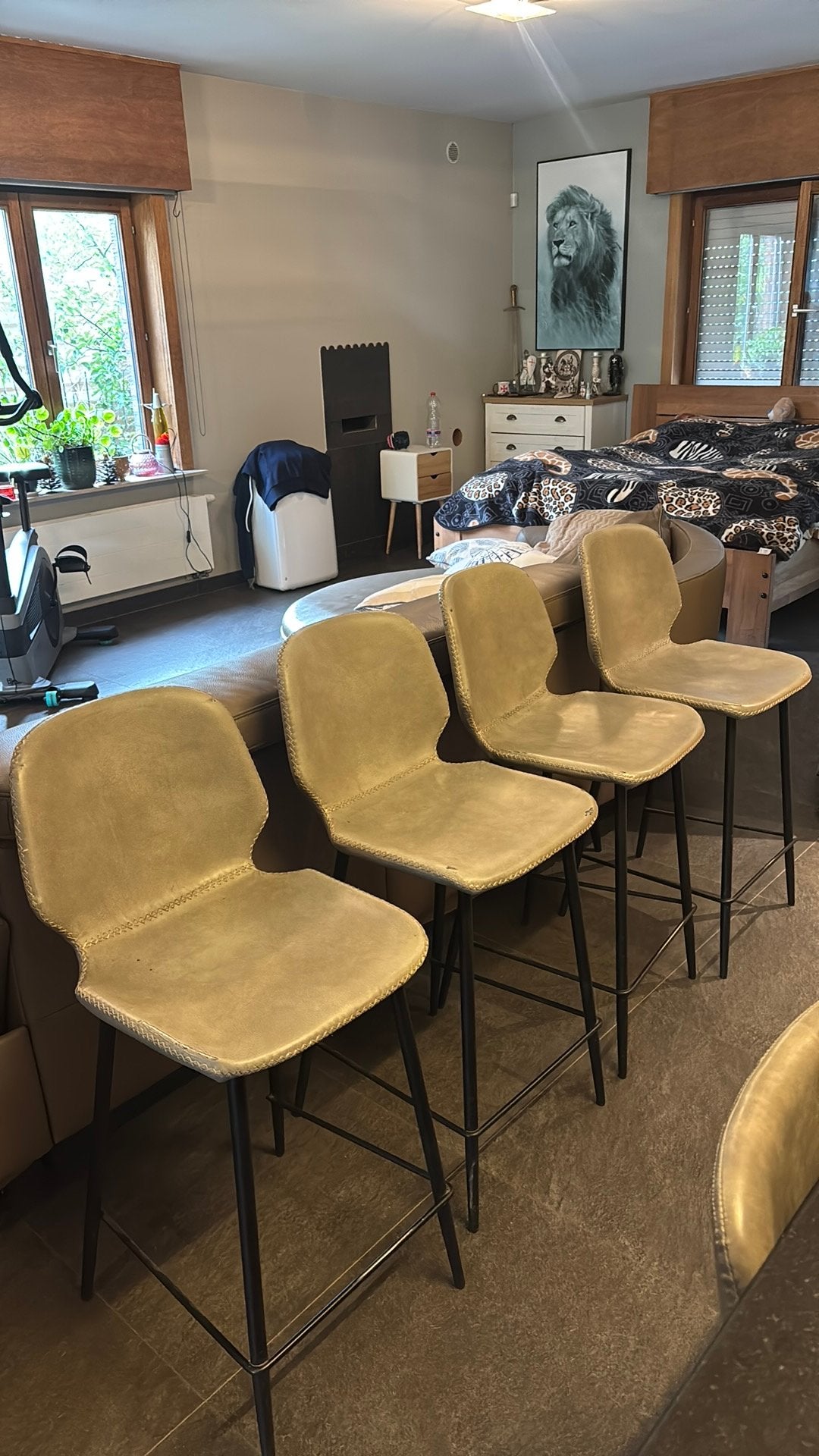 Bar stoelen ( gebruikt ), Ophalen, Gebruikt, Met voetsteun, 60 tot 90 cm