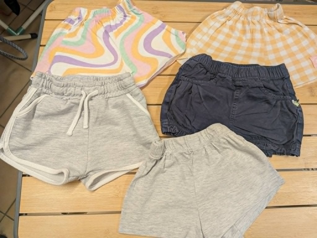 Set van 5 shorts voor meisjes maat 92, Kinderen en Baby's, Kinderkleding | Maat 92, Ophalen, Meisje