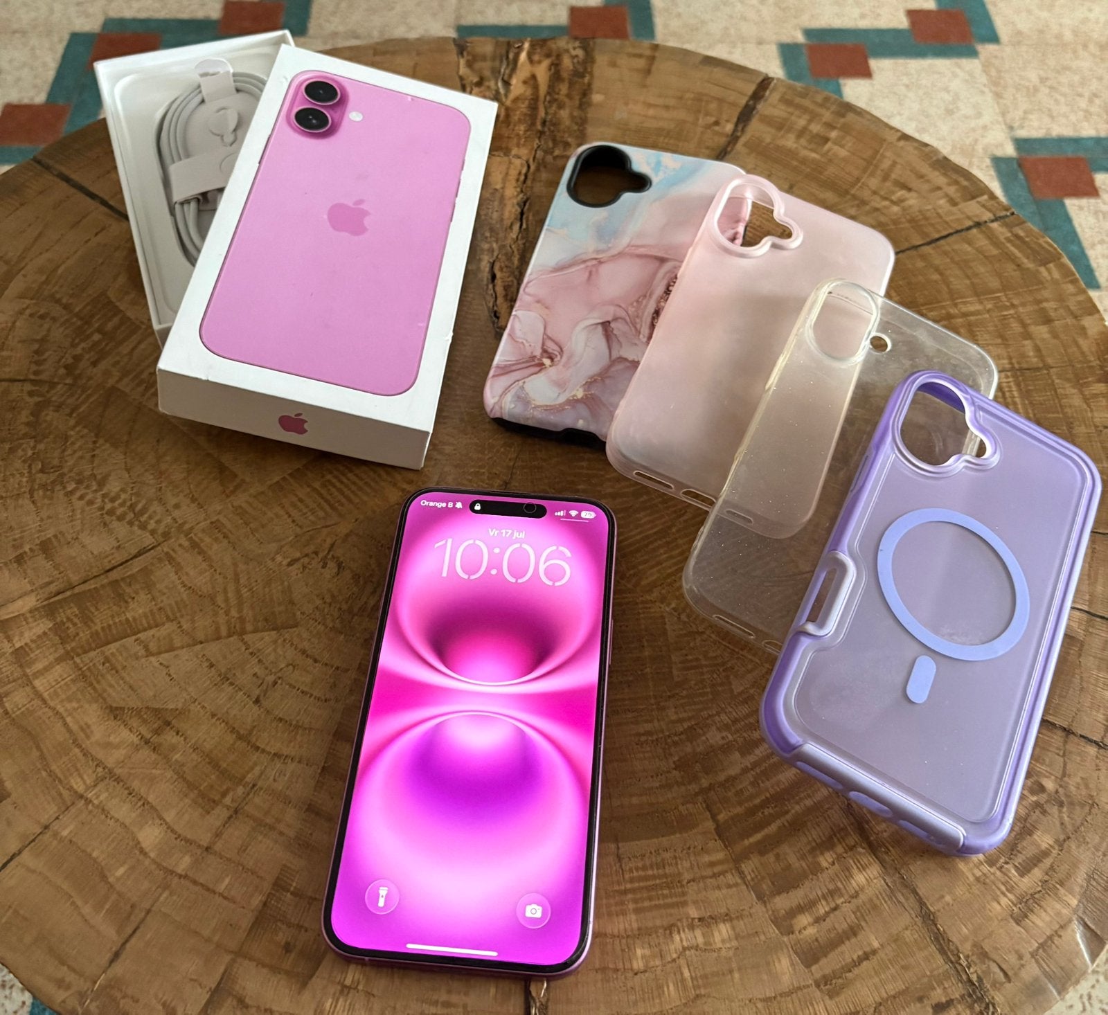 Iphone 16 plus, Telecommunicatie, Mobiele telefoons | Apple iPhone, iPhone 16, Roze, Ophalen