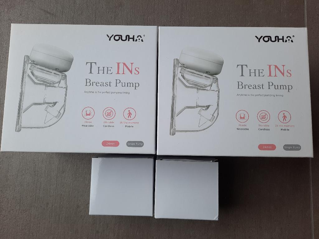 borstkolf DUBBELE draadloze borstkolf-handsfree – 24mm, Kinderen en Baby's, Babyvoeding en Toebehoren, Zo goed als nieuw, Borstkolf