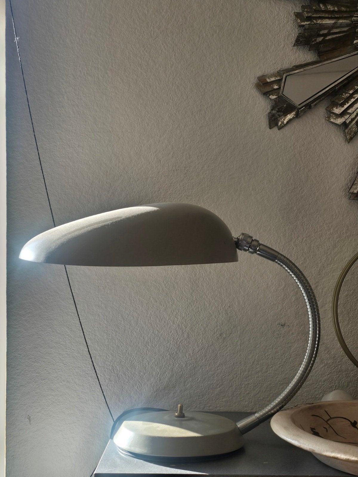 lampe de bureaux Cobra rare model cher et recherches, Enlèvement ou Envoi, Métal, Électrique, Comme neuf