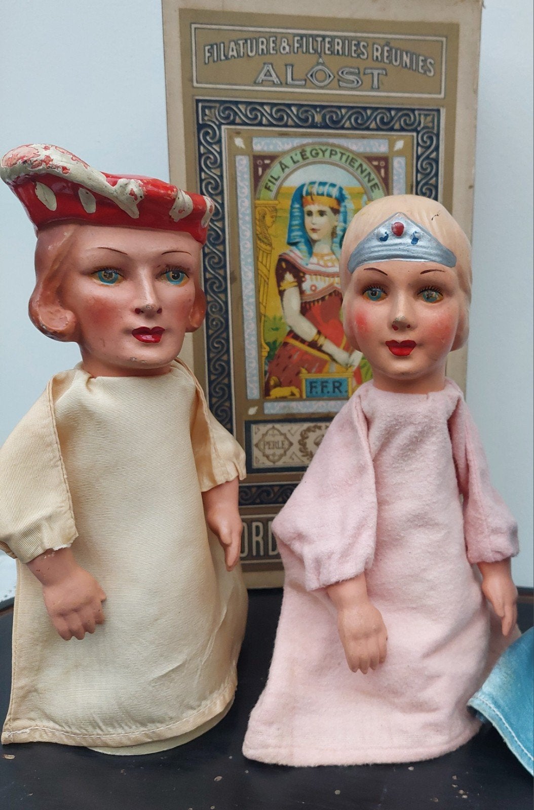 Marionnettes composites anciennes Beeusaert 1950 marionnette, Antiquités & Art, Enlèvement ou Envoi
