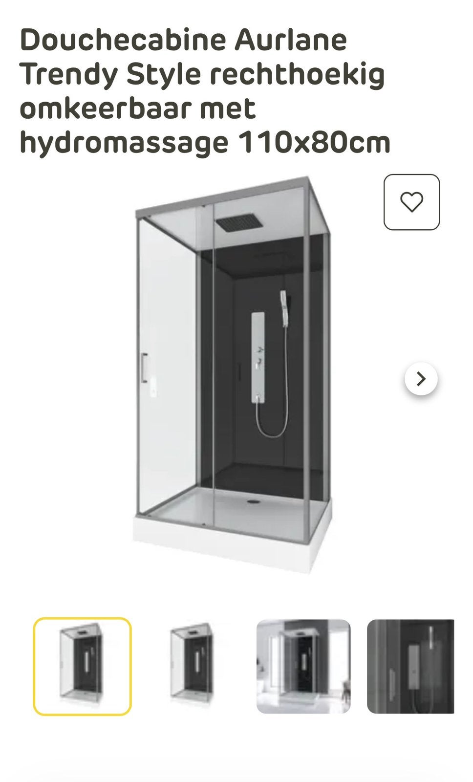 Cabine de douche de style tendance - neuve, Enlèvement, Comme neuf
