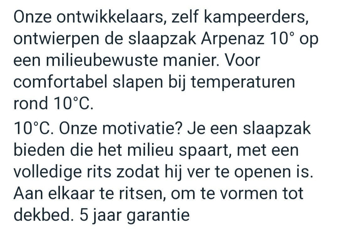 Slaapzak NIEUWSTAAT ‼️, Caravans en Kamperen, Ophalen of Verzenden, Zo goed als nieuw