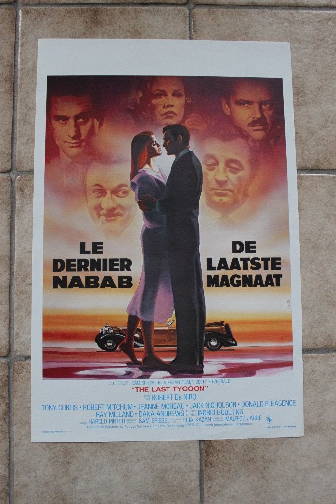 filmaffiche The Last Tycoon 1976 Robert De Niro filmposter, Rechthoekig Staand, Ophalen of Verzenden, Zo goed als nieuw, A1 t/m A3