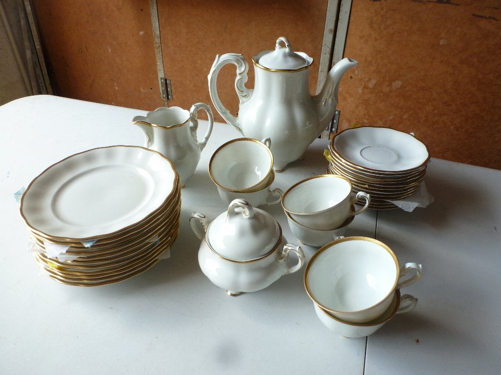 ancien service à café incomplet (32 pcs), Enlèvement, Utilisé