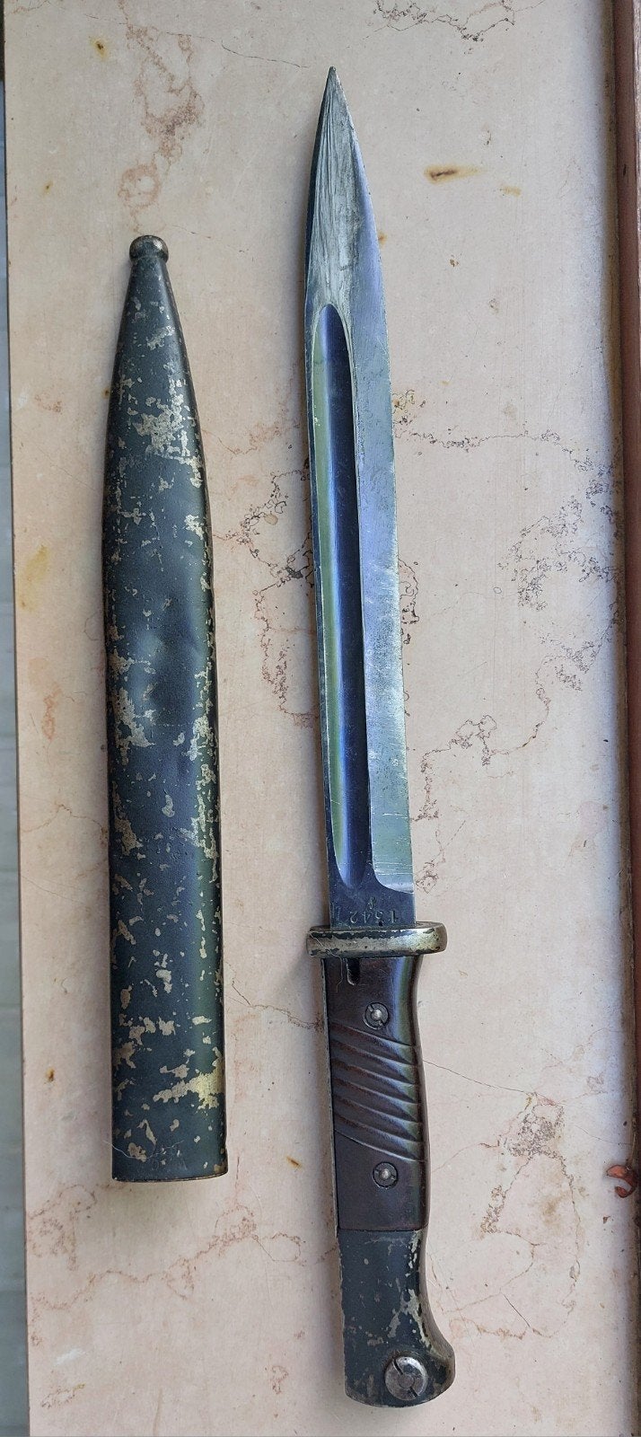 baillonette Mauser W K C, Enlèvement