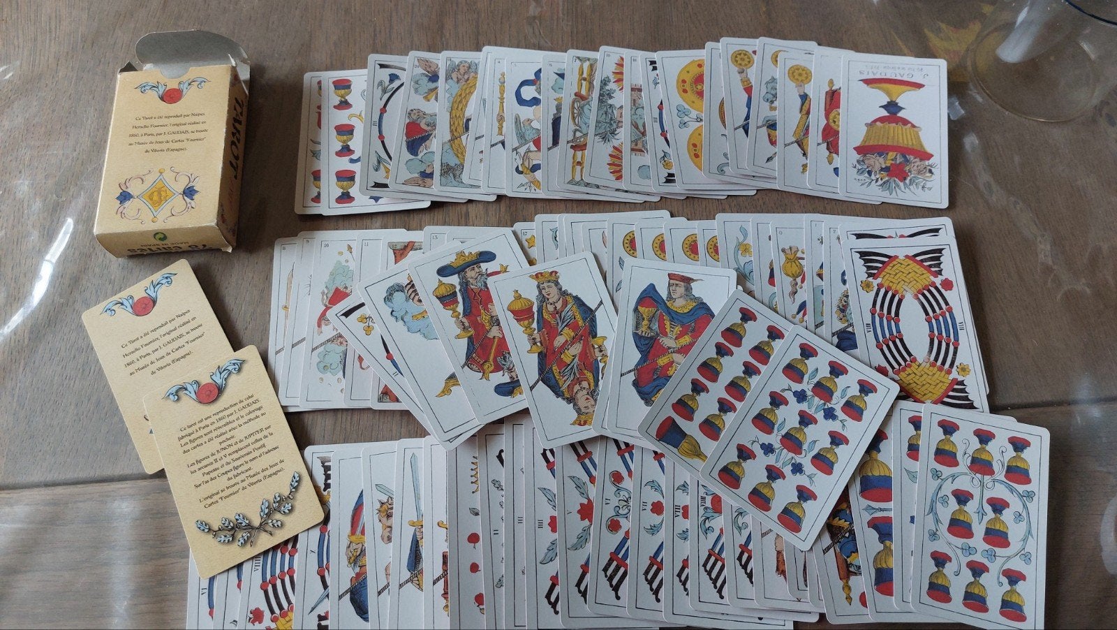 Jeu de Tarot Historique 1860 J. Gaudais (Fournier) – Complet