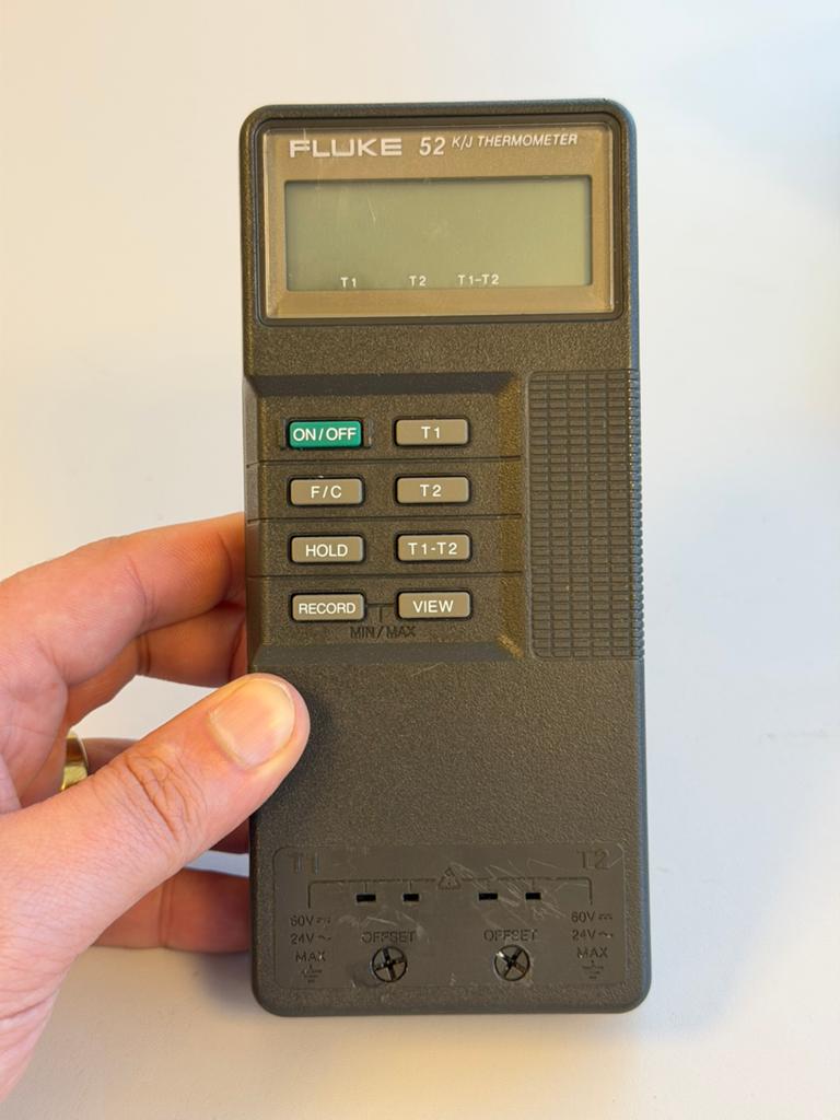 Fluke 52 K/J Thermometer Dual Input digitale Tester meter, Doe-het-zelf en Bouw, Meetapparatuur, Ophalen of Verzenden, Zo goed als nieuw