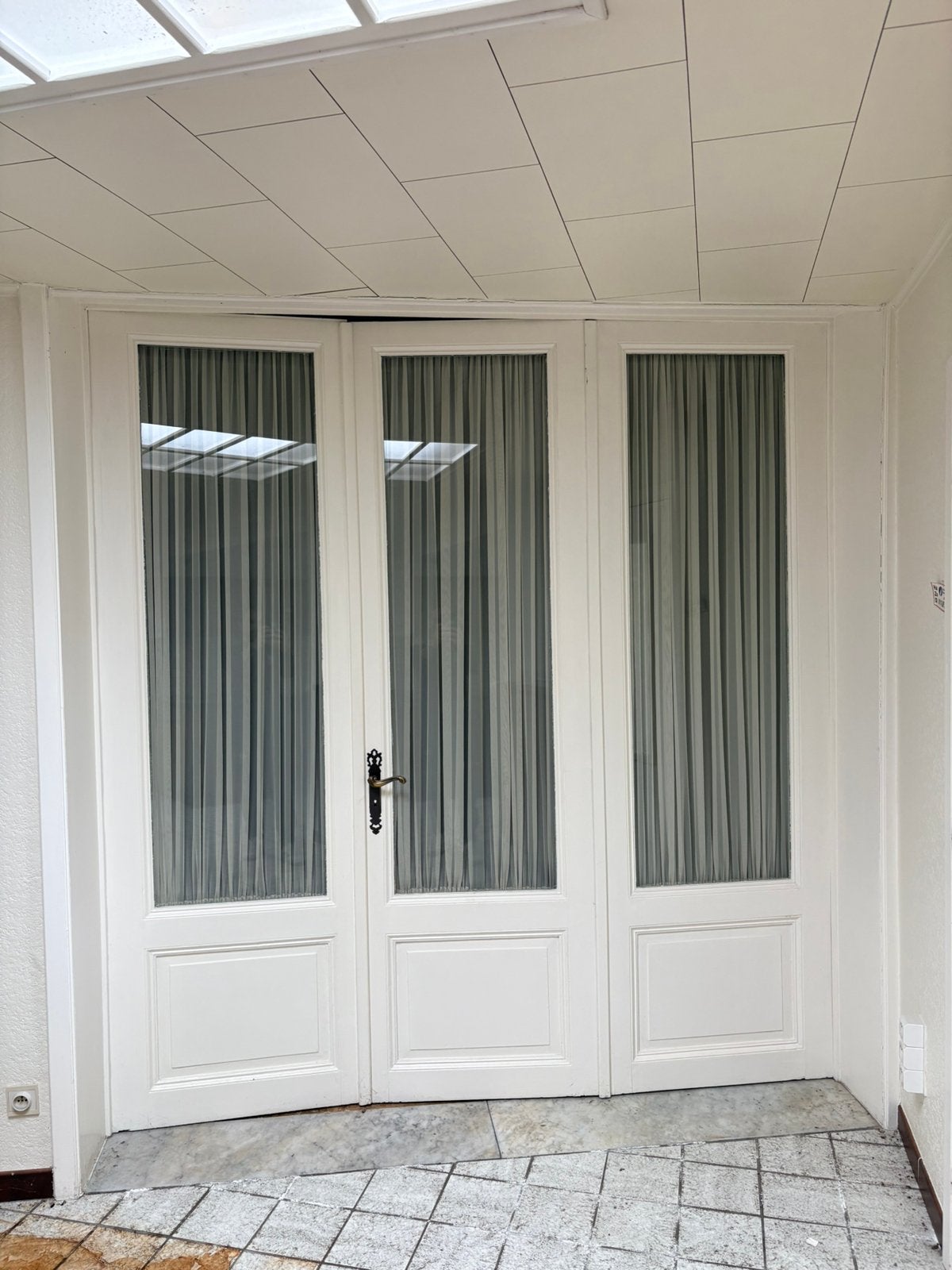 Authentieke deurwand jaren 50 | Dubbele openslaande deuren, Doe-het-zelf en Bouw, Ophalen, Gebruikt, Binnendeur, Vouwdeur