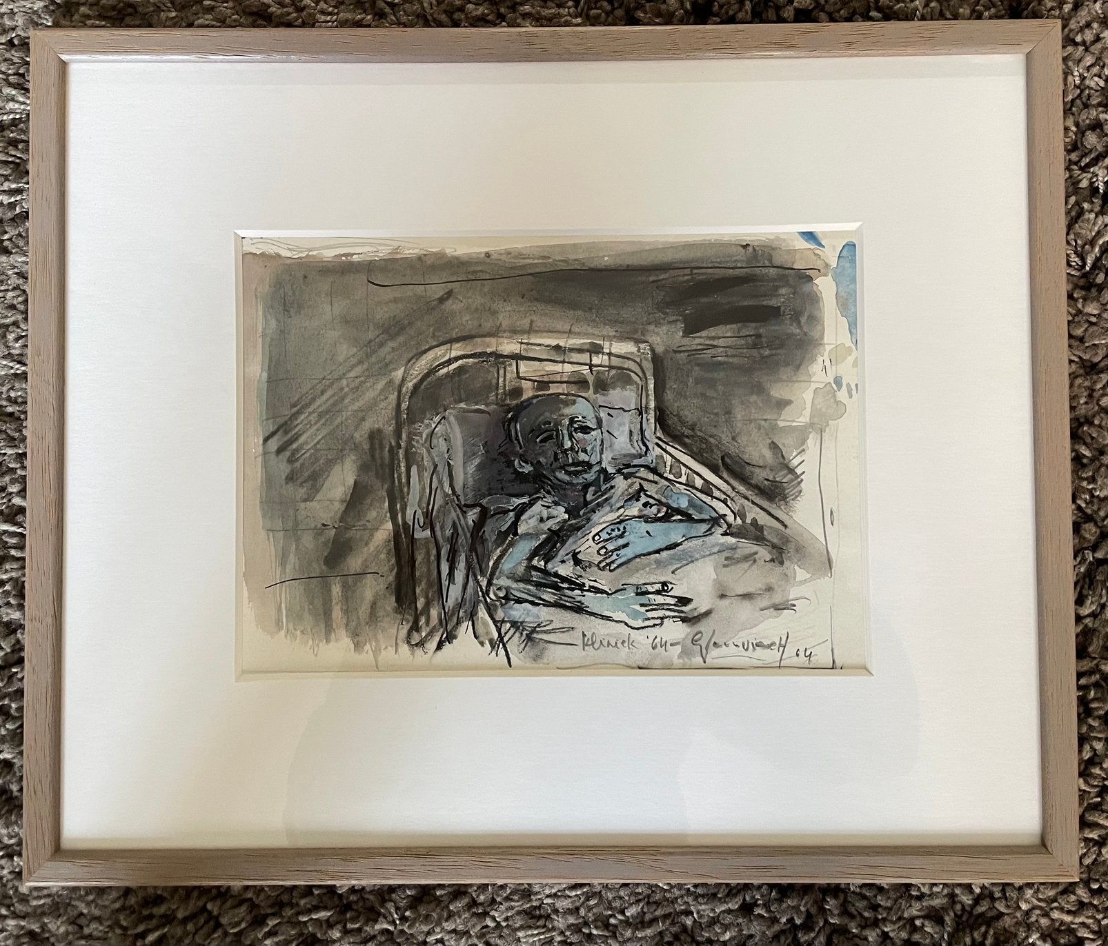 Godfried Vervisch, Enlèvement, Dessin, Technique mixte, Fait main