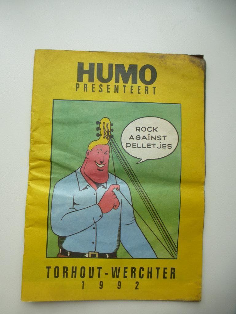 BOEKJE HUMO PRESENTEERT TORHOUT - WERCHTER 1992, Ophalen of Verzenden, Gebruikt, Boek, Tijdschrift of Artikel