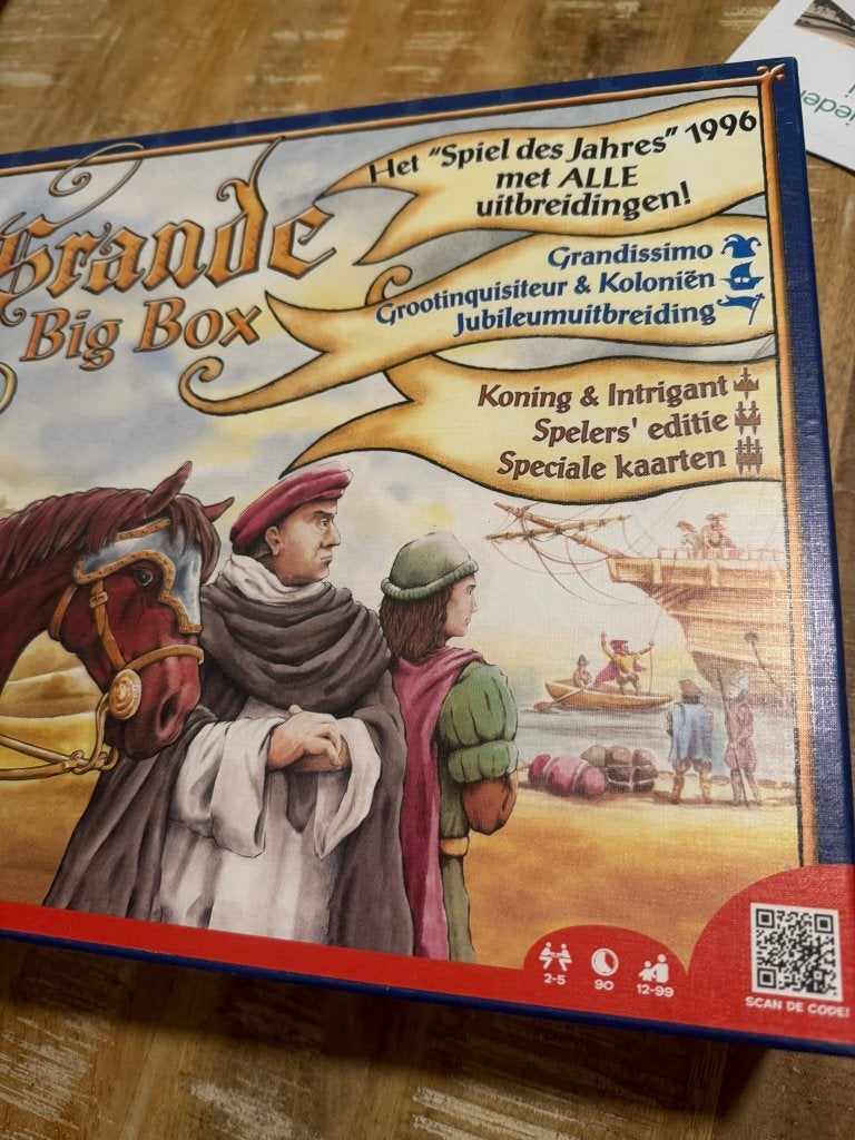 El Grande Big Box *999 Games* - volledig, 1 ou 2 joueurs, Geen idee, Comme neuf, Geen idee