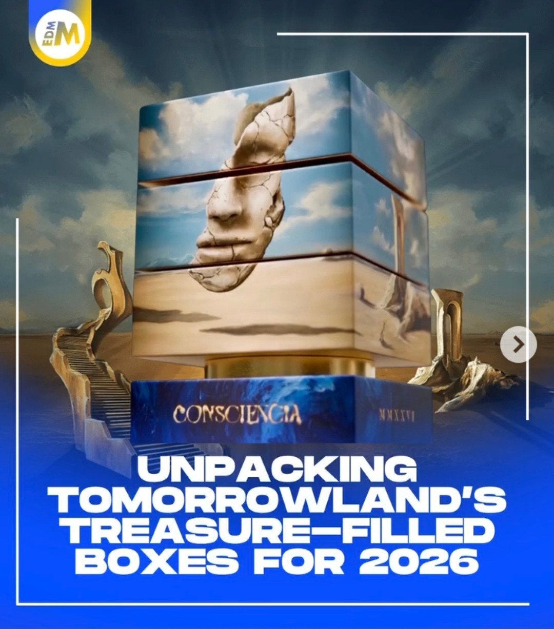 Tomorrowland 2026 consciencia treasure case