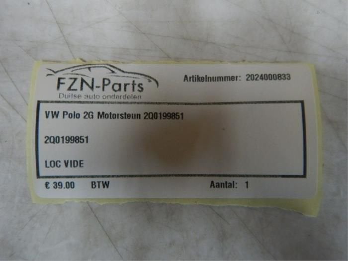 Motorsteun Volkswagen Polo (22736711), Enlèvement ou Envoi, Utilisé