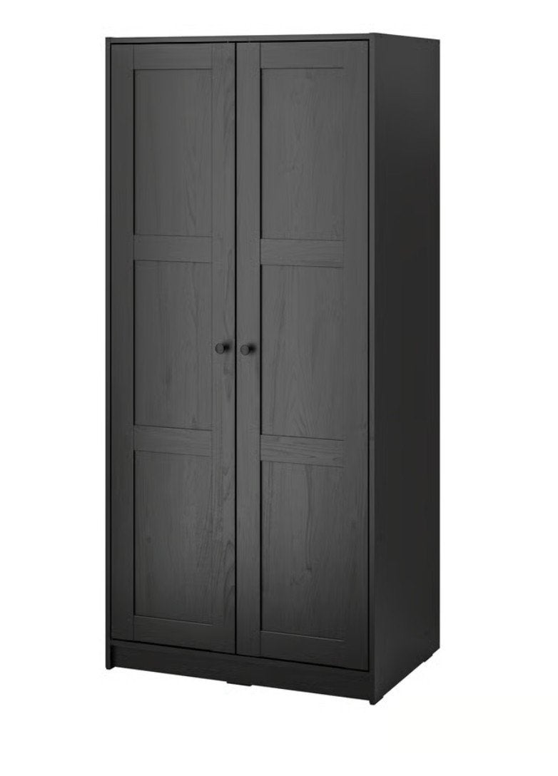 IKEA RAKKESTAD Kledingkast (2 deuren) – Zwartbruin, Ophalen