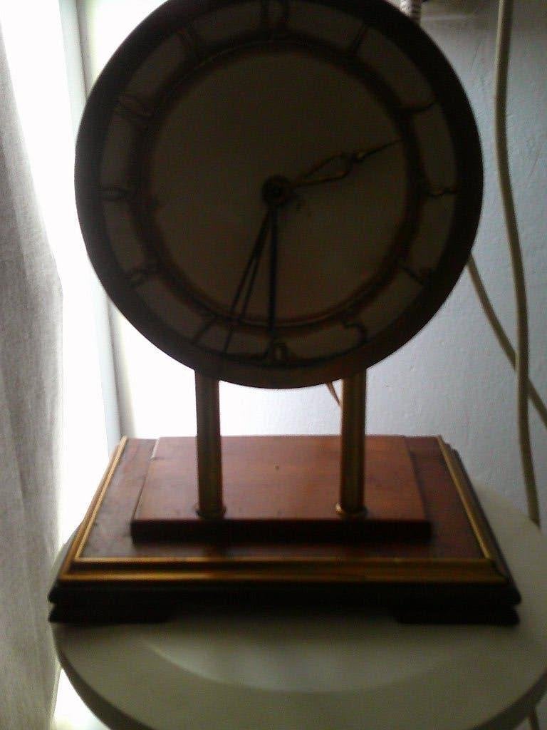 HORLOGE RARE ELECTRIES ANTIQUE, Antiquités & Art, Enlèvement ou Envoi