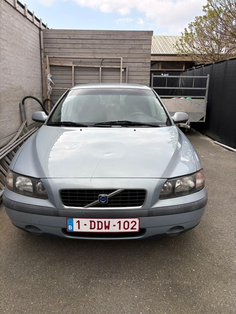 wagen Volvo S60 2.4 injectie-  Export, Auto's, Voorwielaandrijving, Blauw, S60, Leder