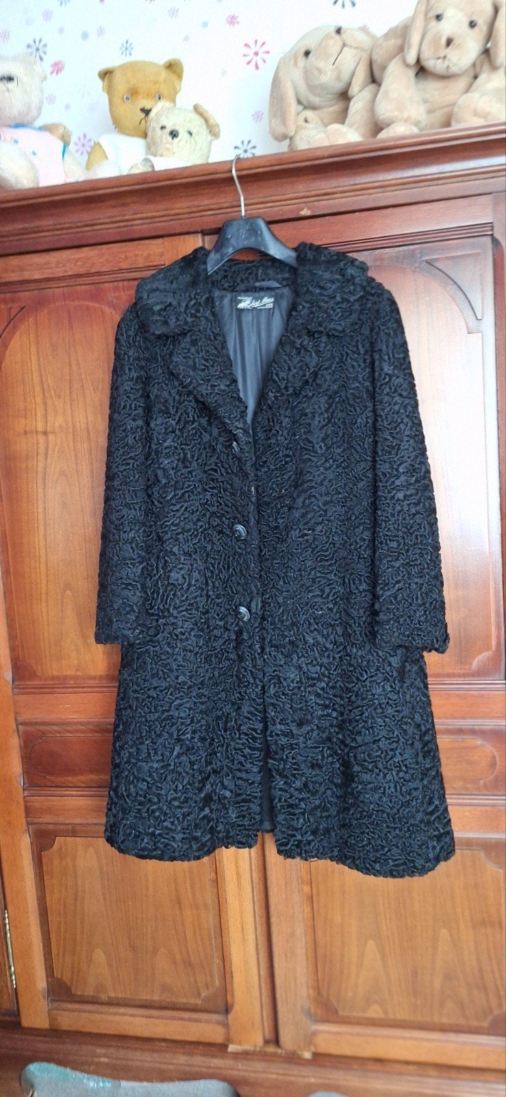 Astrakan/Karukul bont, Kleding | Dames, Zwart, Robert Maes, Gedragen, Ophalen