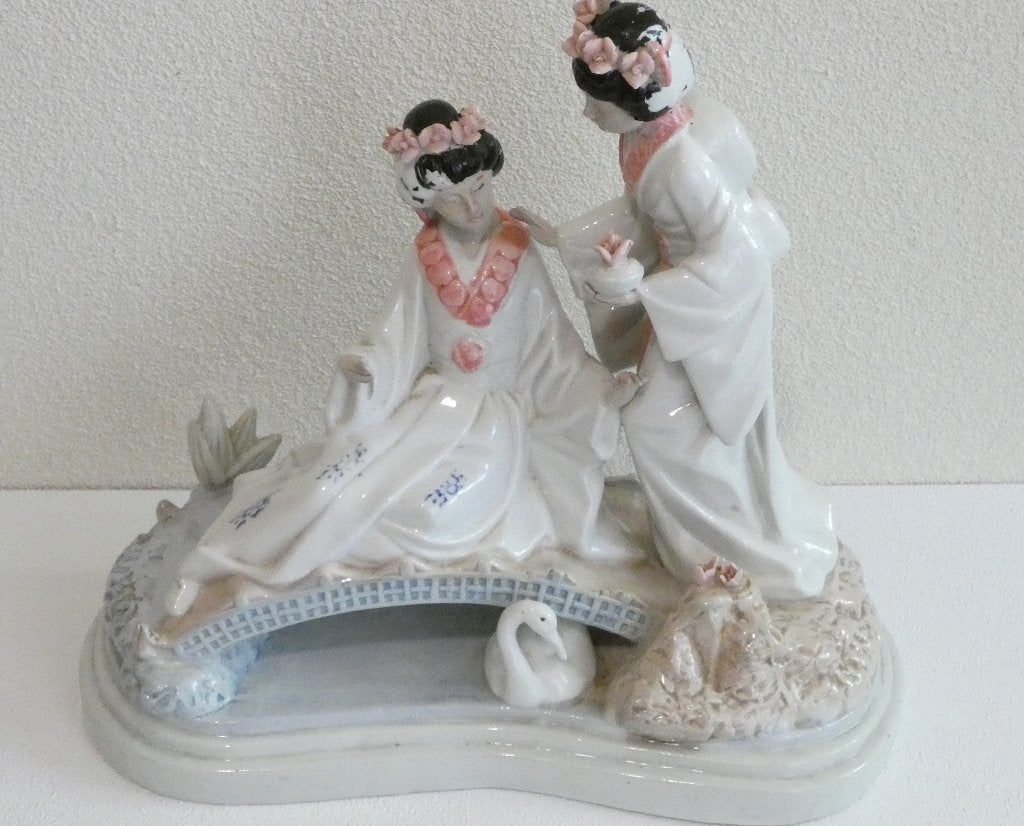 Japans porseleinen figurengroep [1697], Antiek en Kunst, Ophalen of Verzenden, Beeld