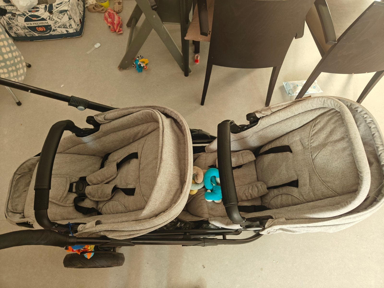 Buggy Topmark tweeling of twee kinderen, Ophalen of Verzenden