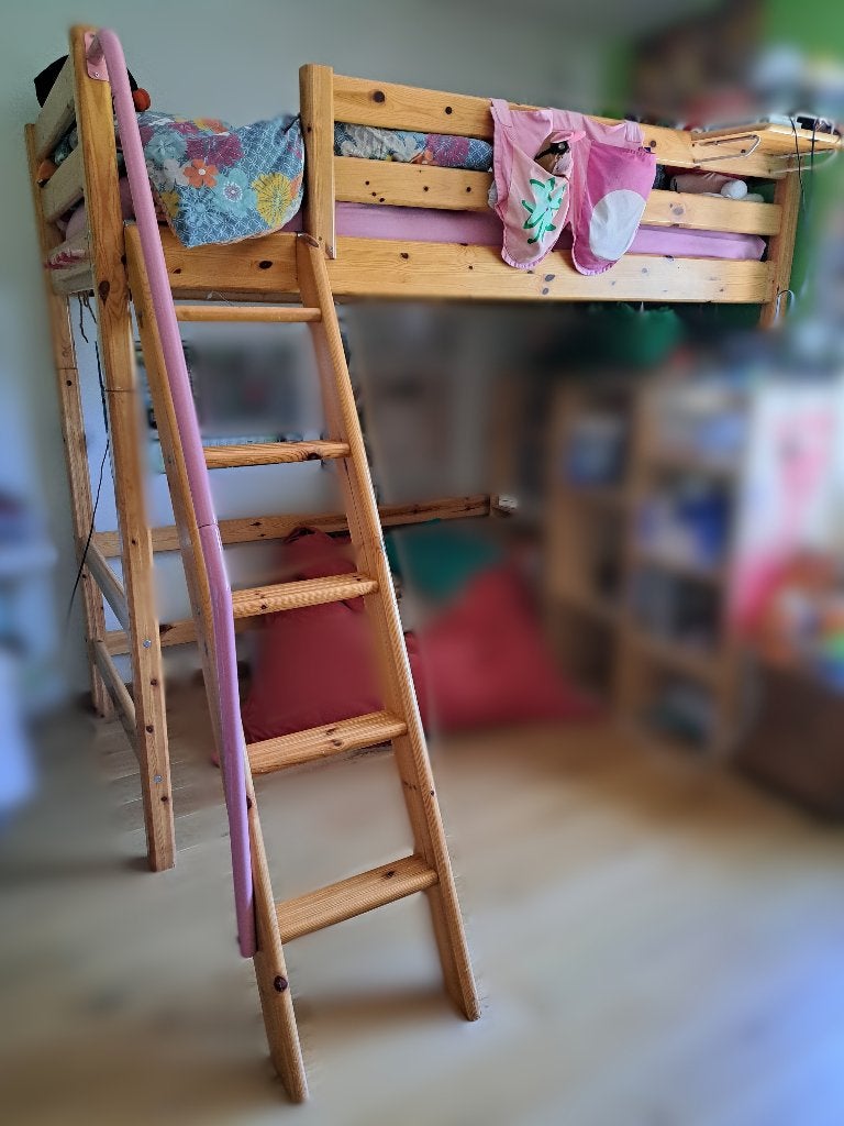 Lit en hauteur / surélevé Flexa (région Villers-la-Ville), Enlèvement, Utilisé, 180 cm ou plus, Lit mezzanine ou Lit superposé