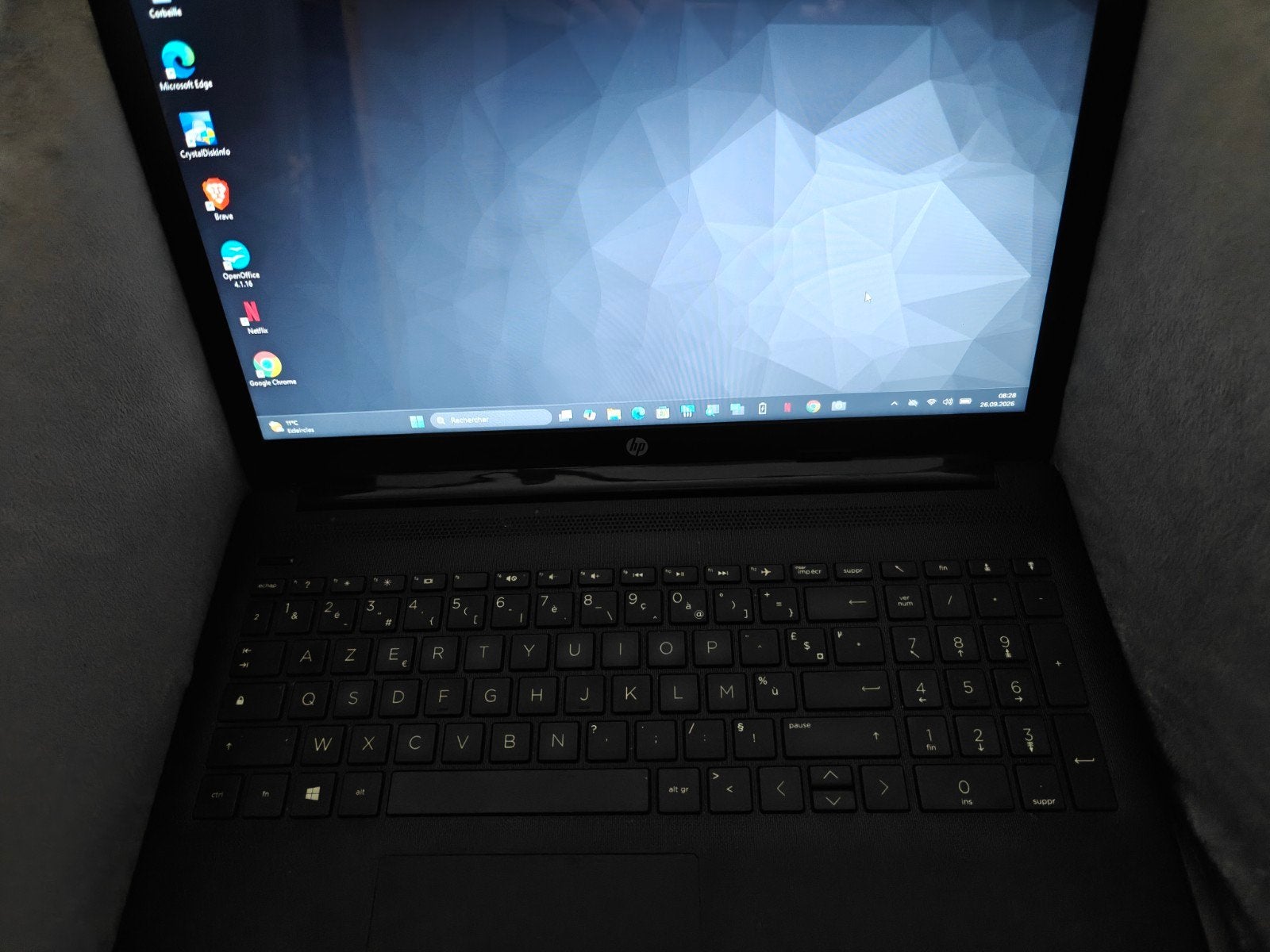 HP 15 " 255 G7 noir AMD RYZEN 5 2500U-16Go RAM-SSD 256 Go, Informatique & Logiciels, Reconditionné, Azerty, Avec carte vidéo, 15 pouces