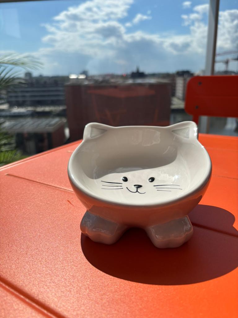 Kattenvoerbak, Dieren en Toebehoren, Ophalen of Verzenden, Ergonomisch, Gebruikt