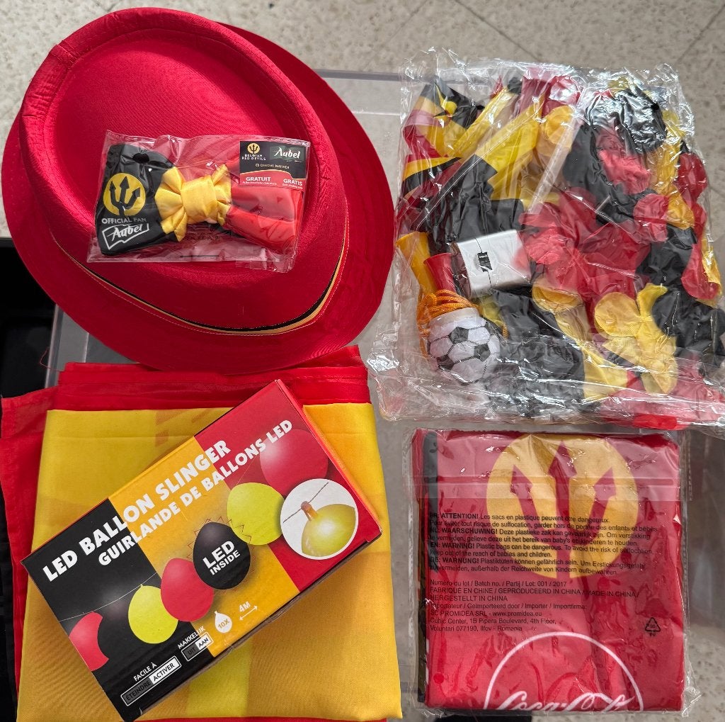 Rode duivels supporterspakket, Ophalen of Verzenden, Nieuw
