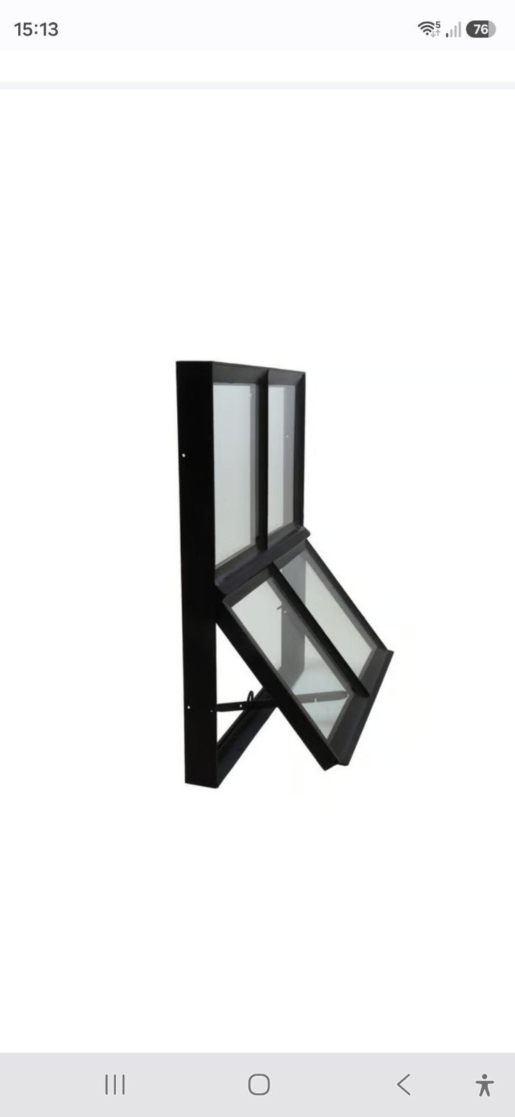 smeedijzeren raam nieuw, Ophalen, Gevelraam of Ruit, Minder dan 80 cm, Minder dan 80 cm