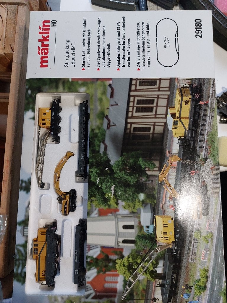 Märklin startersdoos "baustelle" 29180, Hobby & Loisirs créatifs, Trains miniatures | HO, Analogique, Courant alternatif, Enlèvement