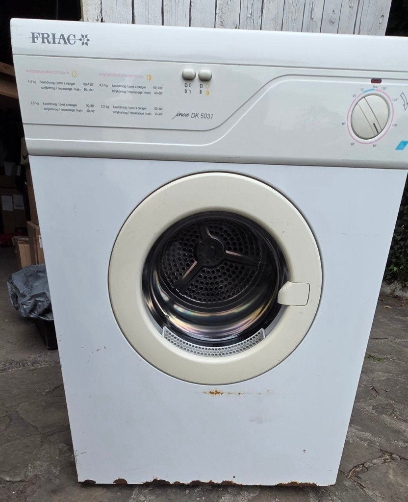 Séche linge Friac 4,5kg, 4 à 6 kg, Chargeur frontal, Enlèvement, Utilisé