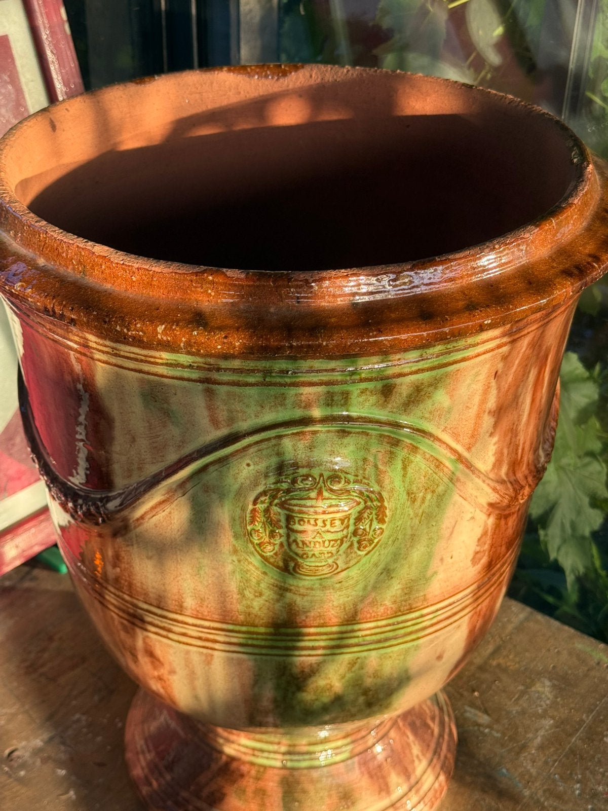 Vase Anduze de 58 cm de haut, Comme neuf, Enlèvement, Uzes, Anduze