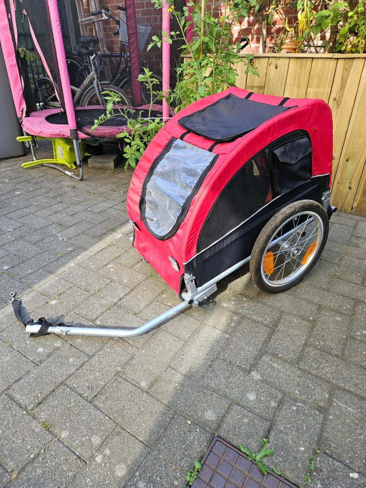Fietskar voor dieren, Ophalen